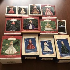 Lot of Hallmark Barbie Keepsake Ornaments